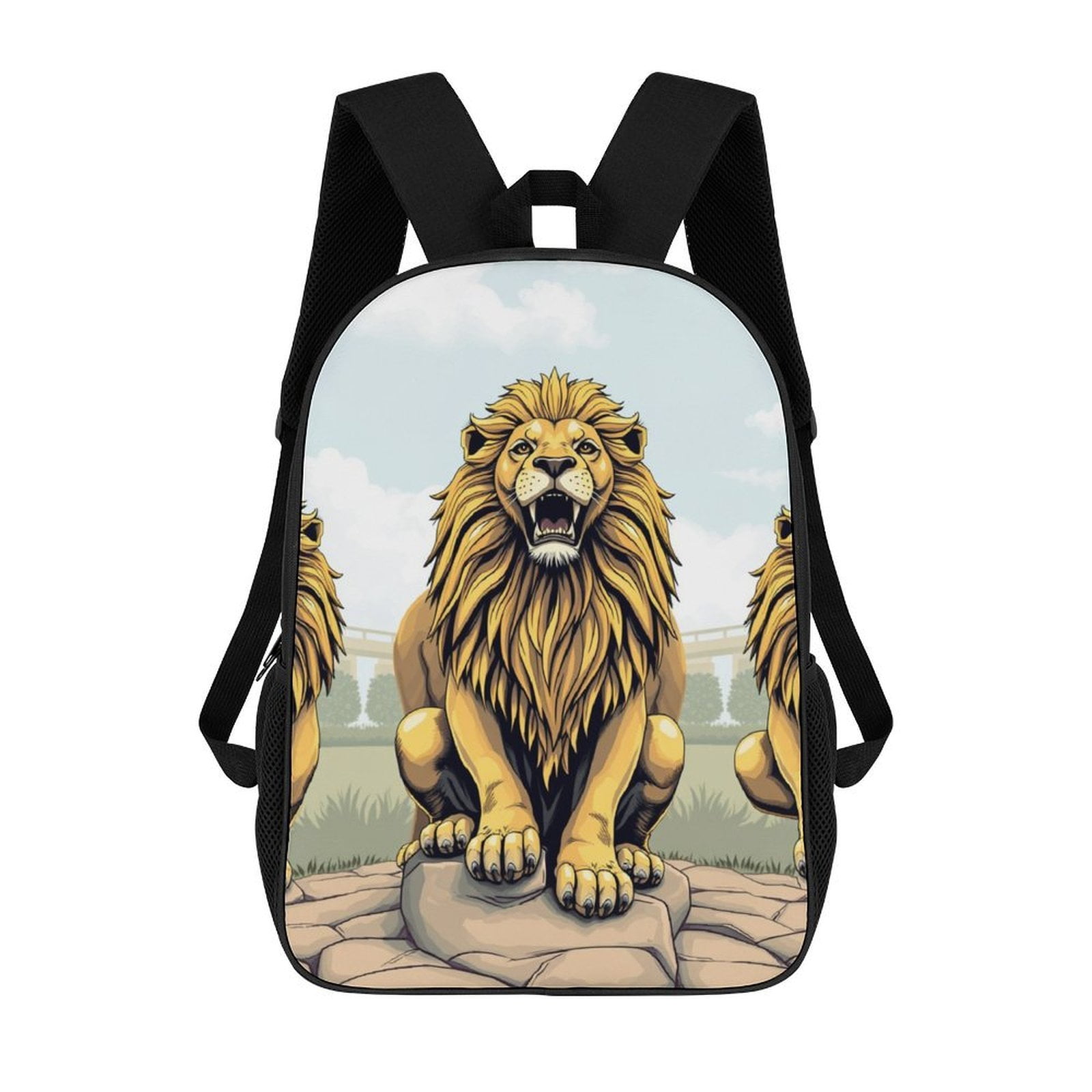 Unipak 19 Lion Plush Backpack - Kids Stuffed Animal Backpack