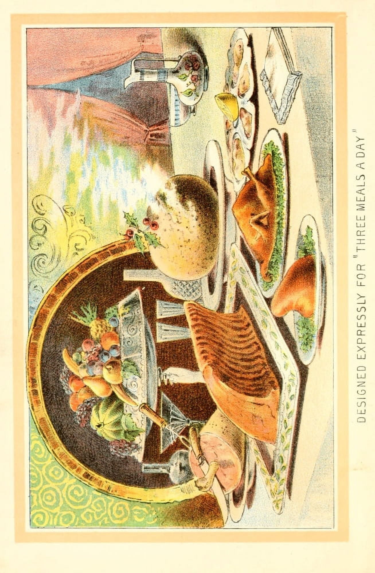 Three Meals a Day 1890 Canvas Art - (24 x 36)