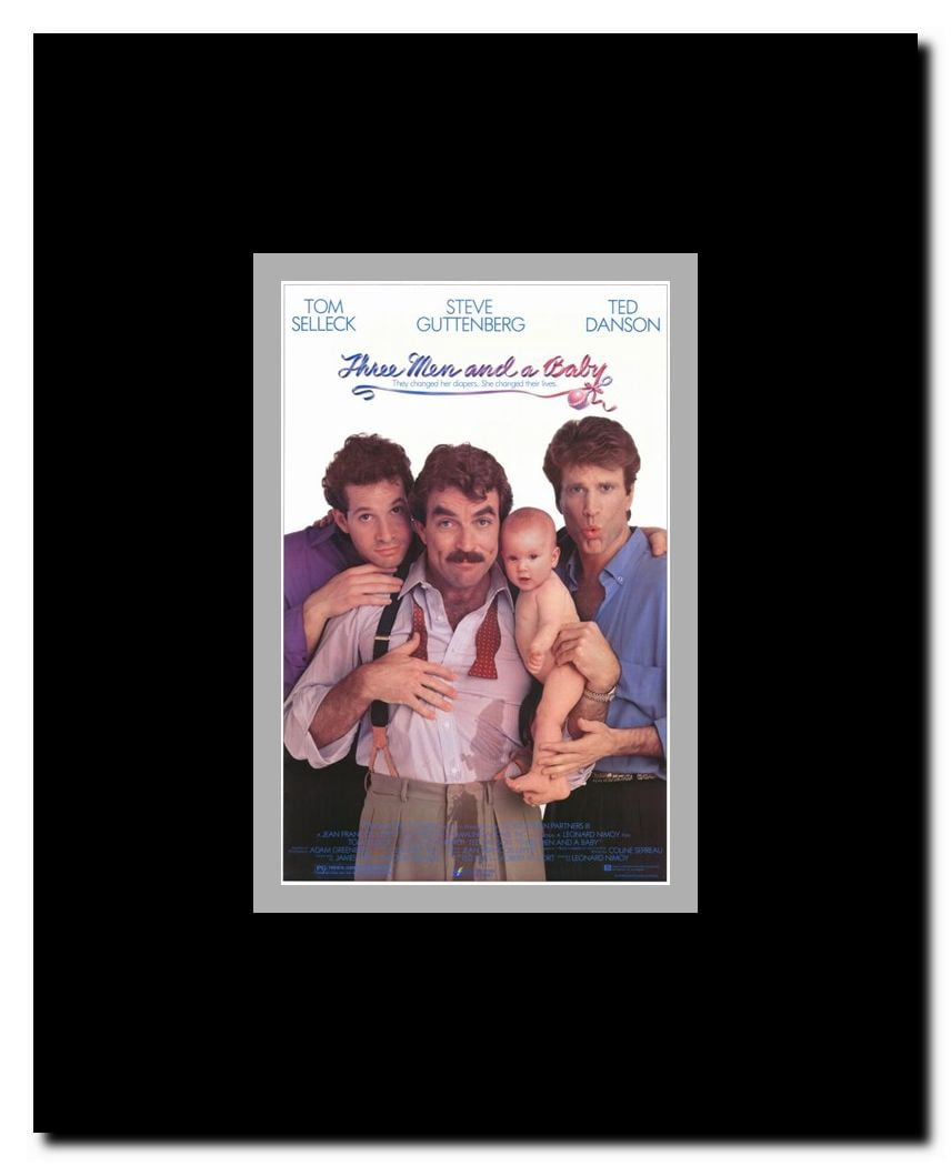 Three Men and a Baby Framed Movie Poster