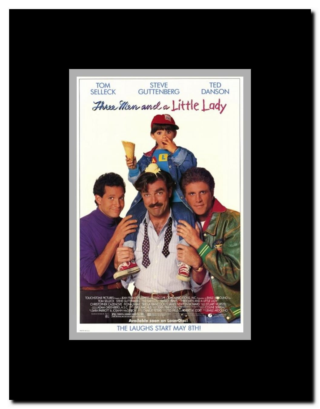 Three Men and a Little Lady Framed Movie Poster