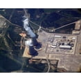 thumbnail image 1 of Three Misle Island. Satellite View Of Three Three Mile Island Nuclear Power Plant. Tmi-2 History, 1 of 2