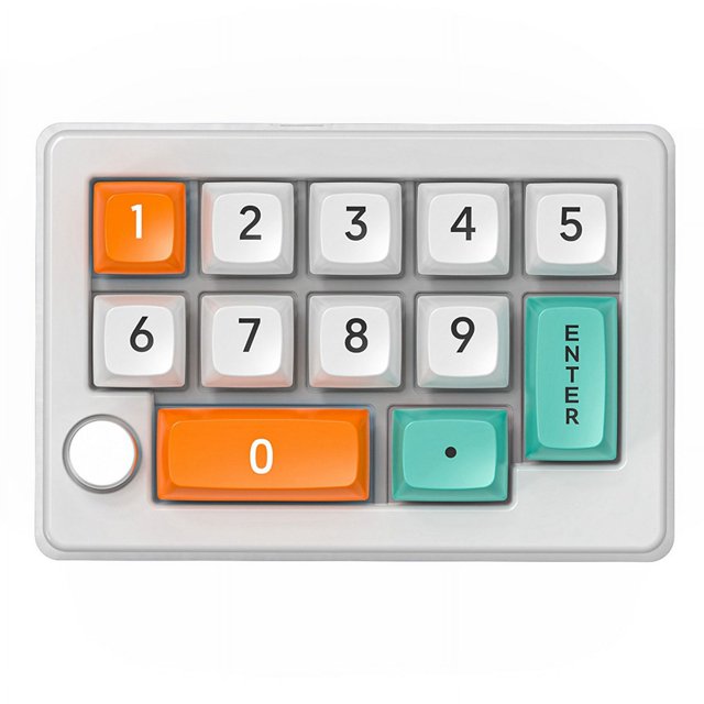 ThreeMode HotSwappable Digital Mechanical Keyboard Macro Definition