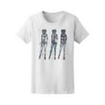 thumbnail image 1 of Three Models With Dog Head Tee Women's -Image by Shutterstock, 1 of 2
