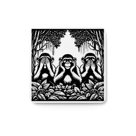 Three Monkey | Funny sign For Home or Office