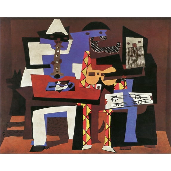"Three Musicians, Picasso - CANVAS OR PRINT WALL ART"