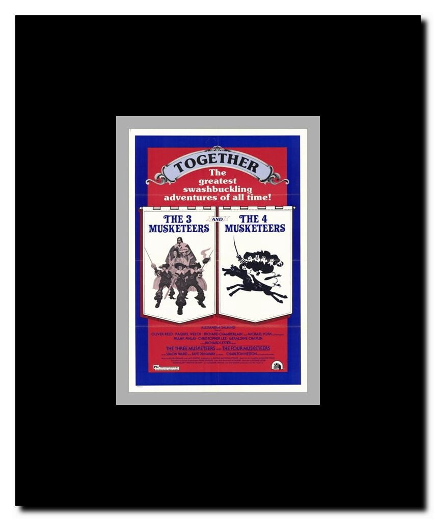 Three Musketeers/Four Musketeers Framed Movie Poster