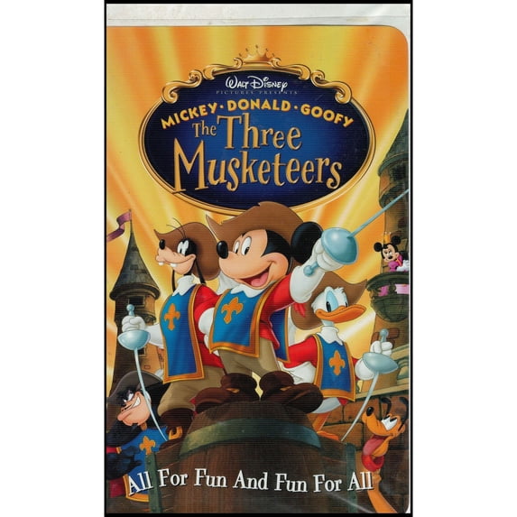 The Three Musketeers (Walt Disney Pictures Presents) (VHS Tape)