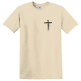 thumbnail image 1 of Three Nails Cross Bible Verse Faith Graphic T-Shirt, 1 of 6