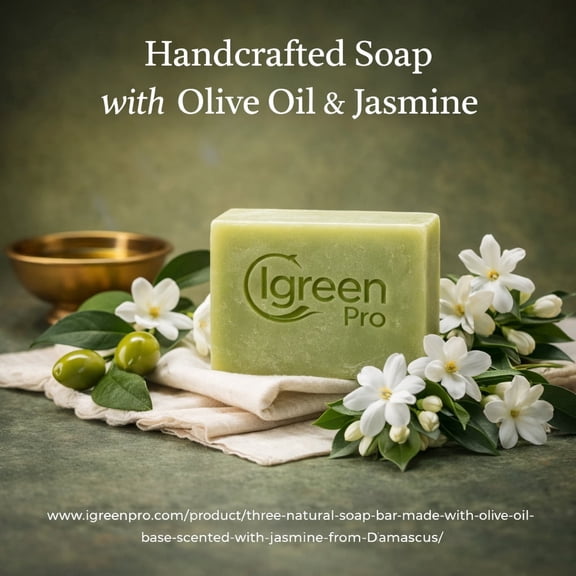 Three Soap Bar Scented With Jasmine