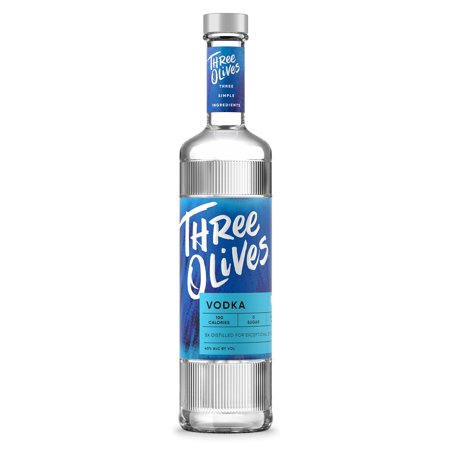 Three Olives Vodka Original, 750 ml Glass Bottle, 40% ABV