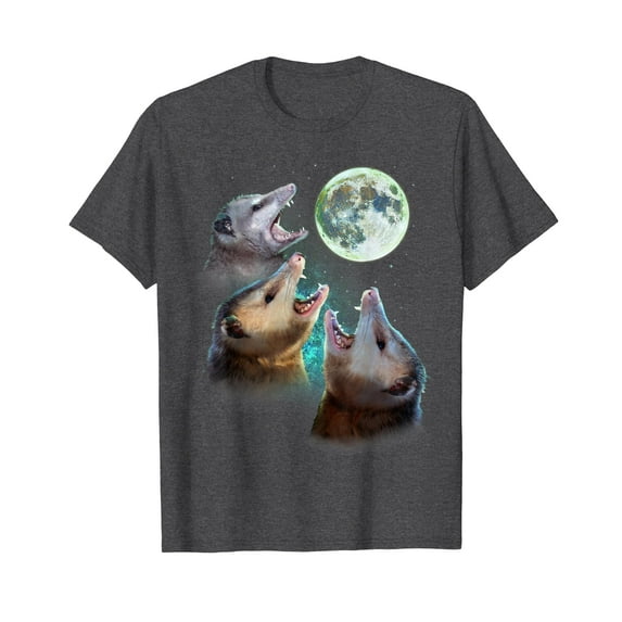 Three Opposum Moon With 3 Possums And Dead Moon Costume T-Shirt Opposum Cute Funny
