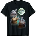 thumbnail image 1 of Three Opposum Moon With 3 Possums and Moon Unisex T-Shirt for Men Women Kids Toddler, 1 of 5