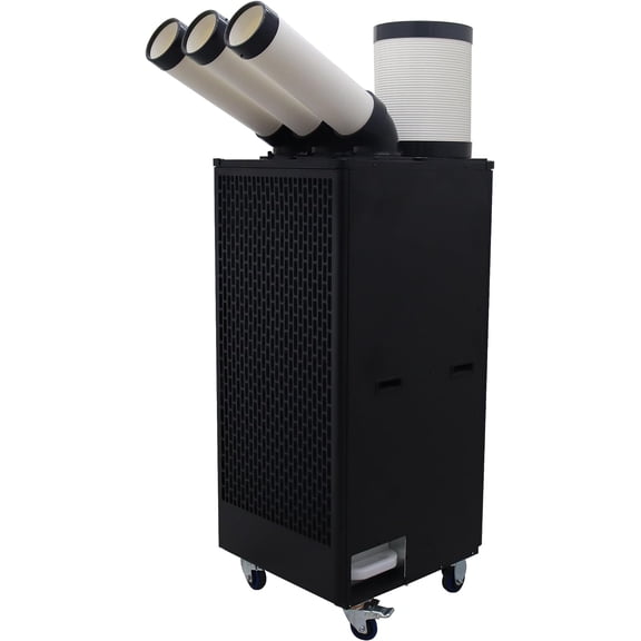 Three Outlets Industrial Air Conditioner Mobile Outdoor Cooling Aircon Industrial Plant Cooling 220V