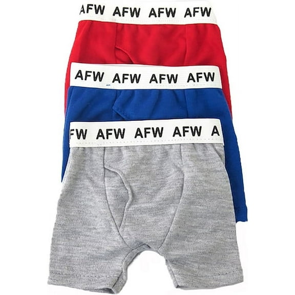 American Fashion World High-Quality with Elastic Waistbands 3 Pair Underwear for 18" Dolls