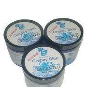 Three Pack, Extreme Crepey Skin Body & Face Cream Facial Moisturizer by Diva Stuff Unscented