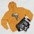 thumbnail image 1 of Three-Panel Fleece Hoodie~ Elephant, 1 of 4
