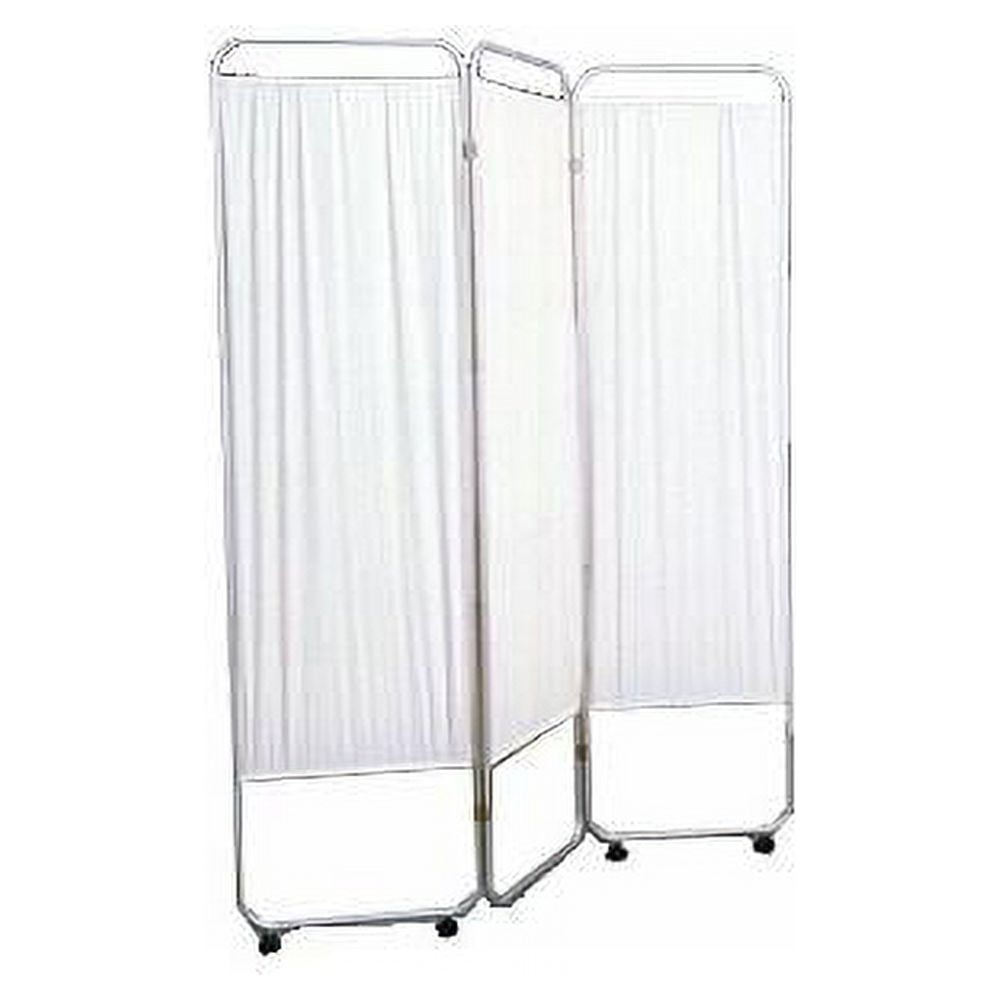 Three Panel Privacy Screen With Wheels