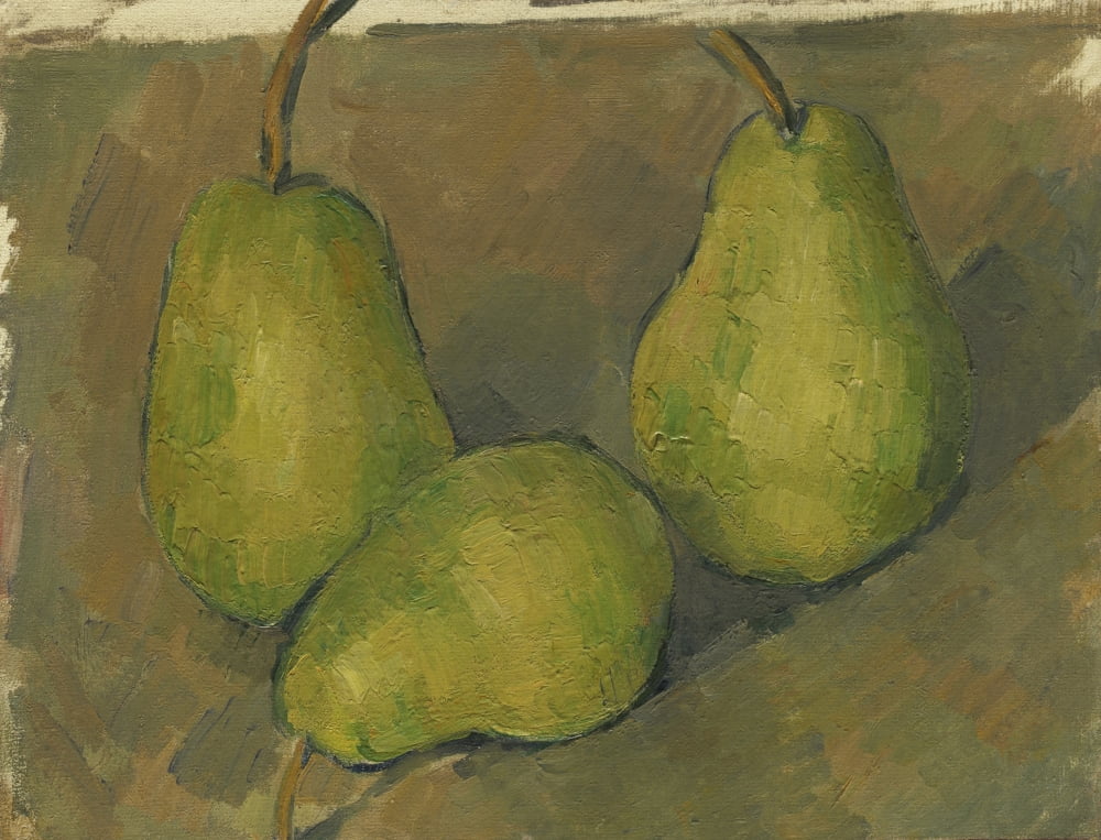 Three Pears Canvas Art - (36 x 24)