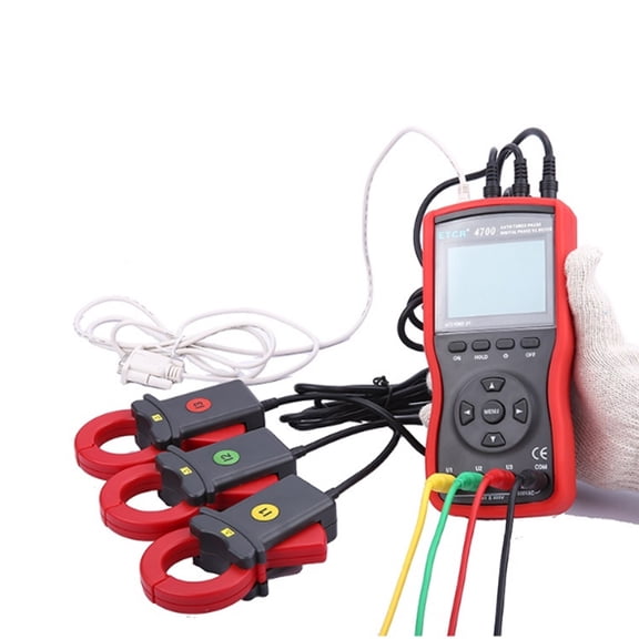 Three Phase Digital Phase Volt-Ampere Clamp Meter Measure AC Voltage And AC Current ETCR4700