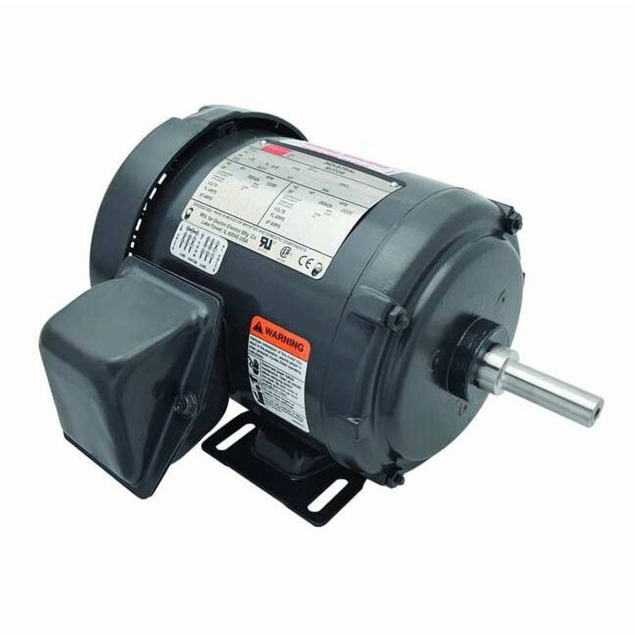 Three-Phase General Purpose Motor, 3/4 HP, 56 Frame, 208-230/460V AC ...