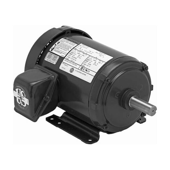 Three-Phase Motor, 3 HP, 182T Frame, 208-230/460V Voltage, 1,765 Nameplate RPM S3P2A