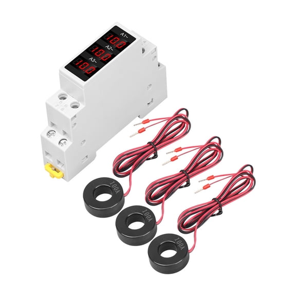 Three Phase Voltmeter Sdm010, Ac Modular Digital Display Detector, With 80V~