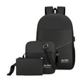 thumbnail image 1 of Three Piece Backpack Set For With Large Capacity Wear-resistive Watertight Reflective Strip Backpack With USB Charging Port, 1 of 9