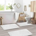 thumbnail image 1 of Three-Piece Bathroom Mat Set Strong Absorbent Corals Velvet Non-Slip Mat for Toilet Home, 1 of 4