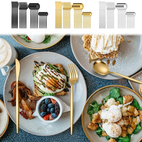 Three Piece Cutlery Set, Plastic Utensils, Spoon, Chopsticks and Fork, for Dining, Travel and Parties, by FAJHHA