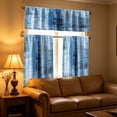thumbnail image 1 of Three Piece Kitchen Curtain Set, Light Filtering Cafe Curtains With Valance For Basement Bathroom Small Windows Farmhouse Home Decoration And Privacy, 1 of 7