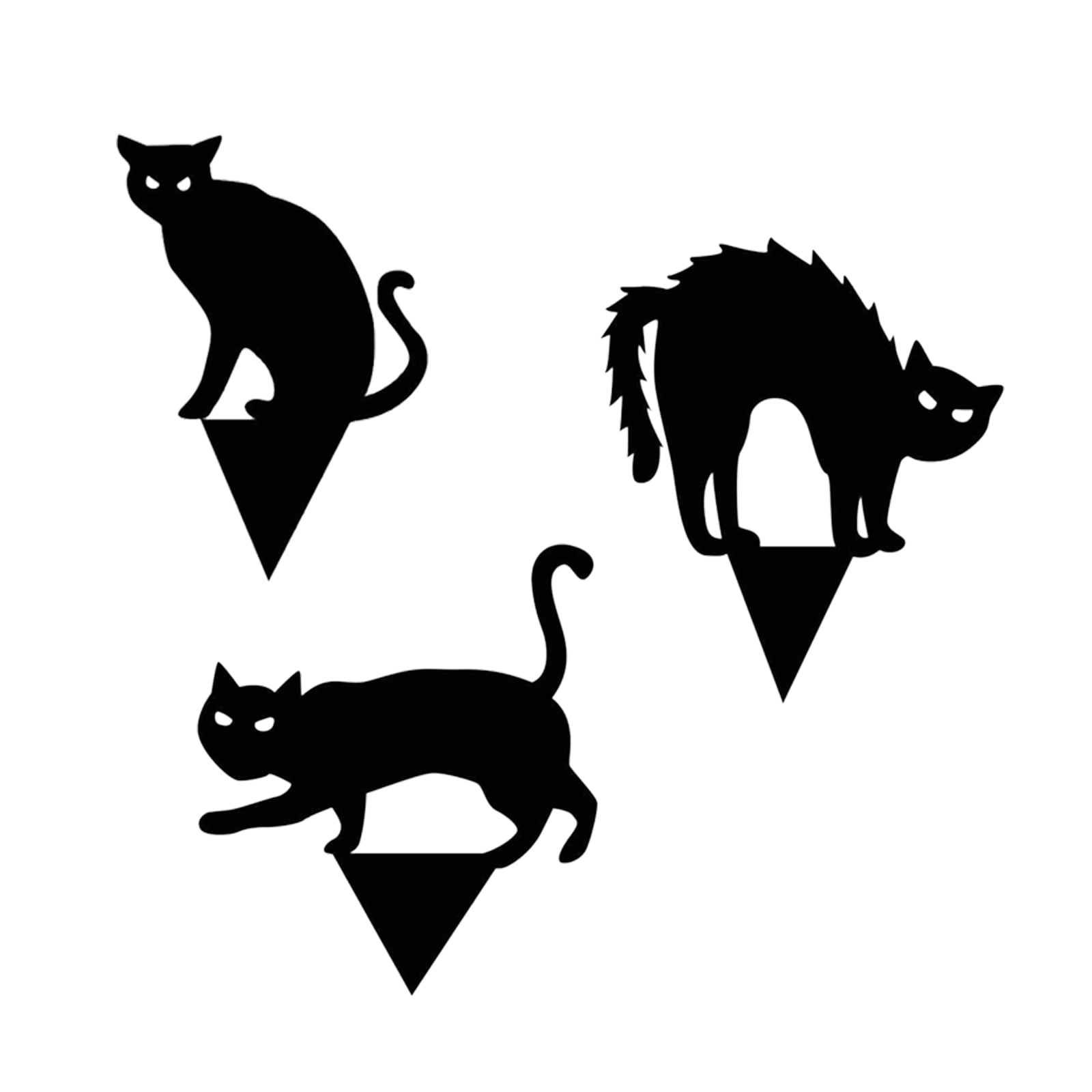 Three Piece New Garden Ornament Ornament Silhouette Yard Sign Yard