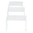 thumbnail image 1 of Three Piece Set Acrylic Risers For Display Clear Acrylic Riser Display Stands Acrylic Display Risers for Show Pop Figures, Cupcake, Jewelry, Toys, Perfume And More Display Stand Transparent, 1 of 9