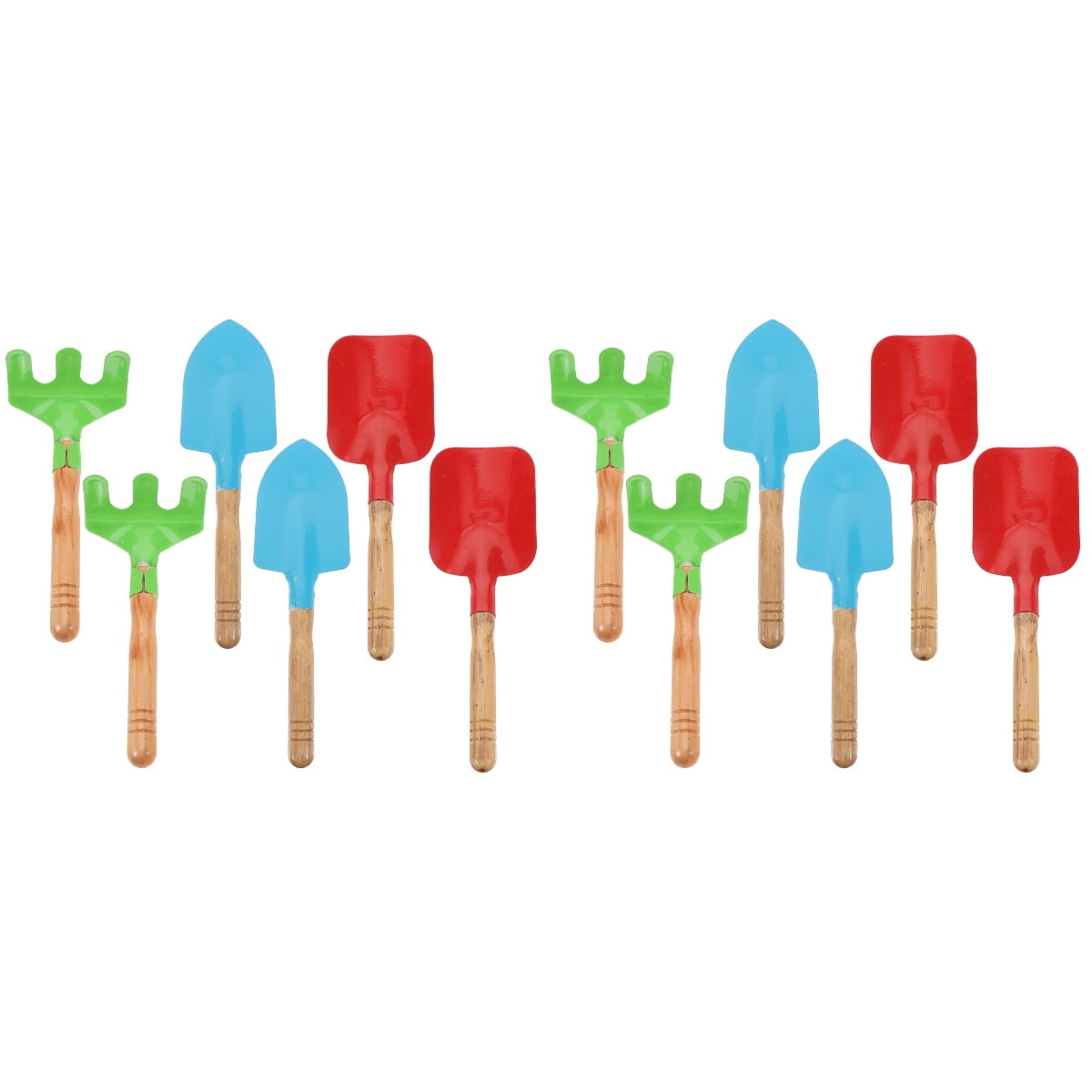 Three Piece Suit Iron Rake Toys for Toddlers Garden Tools Kids Beach
