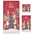 thumbnail image 1 of Three-Piece Towel Set Face Towel Towel Set Hand Towel Bath Towel Cotton Bath Towels Bath Towel Sets Hand Bath Towels Santa Claus and House Pictures, 1 of 8
