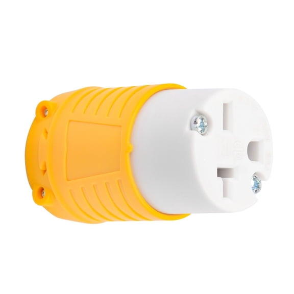 Three Pin Male/Female 6-20P Industrial Outdoor Plug Straight 20A/250V Power Power Connectors Converters