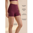 thumbnail image 1 of Women’s Three Pocket Basic Active Shorts, Moisture Wicking Comfortable Wear, 1 of 5