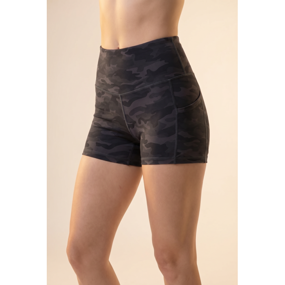 Women’s Three Pocket Basic Active Shorts, Moisture Wicking Comfortable Wear