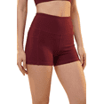thumbnail image 1 of Women’s Three Pocket Basic Active Shorts, Moisture Wicking Comfortable Wear, 1 of 7