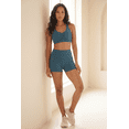 thumbnail image 1 of Women’s Three Pocket Basic Active Shorts, Moisture Wicking Comfortable Wear, 1 of 3