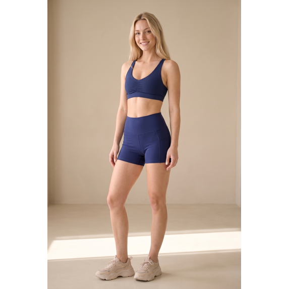 Women’s Three Pocket Basic Active Shorts, Moisture Wicking Comfortable Wear