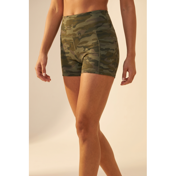 Women’s Three Pocket Basic Active Shorts, Moisture Wicking Comfortable Wear