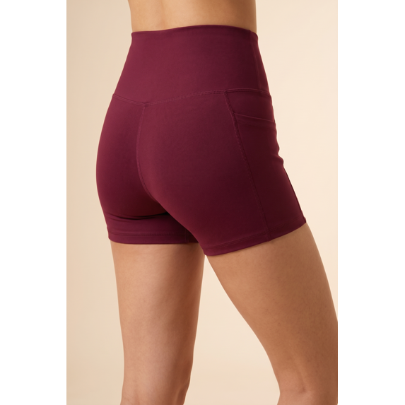 Women’s Three Pocket Basic Active Shorts, Moisture Wicking Comfortable Wear