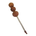 thumbnail image 1 of Three Pod Rattle - African Seed Pod Shaker - Triple Egg Shaker, 1 of 2