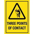 thumbnail image 1 of Three Points of Contact Sign Metal Tin Sign 8x12 Inches Caution Danger Safety Security Warning Notice Signs, 1 of 5