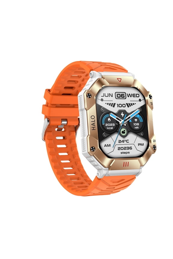 Three-Proof Bluetooth Talk Casual Smart Watch Outdoor Compass Real Time Barometric Needle and Oxygen Monitoring 2.0Inch, Smart Watch