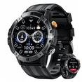 thumbnail image 1 of Cillso Military Smart Watch for Men, Bluetooth Calling Smartwatch with 1.52" HD Round Display, Fitness Tracker Watch with 100+ Sports Modes, Daily Activity & Sleep Tracking for Android iOS, 1 of 7