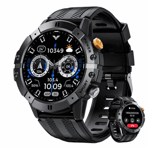 Cillso Military Smart Watch for Men, Bluetooth Calling Smartwatch with 1.52" HD Round Display, Fitness Tracker Watch with 100+ Sports Modes, Daily Activity & Sleep Tracking for Android iOS
