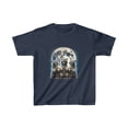 thumbnail image 1 of Three Raccoon Moon  Funny Weird Cursed Meme Kids Heavy Cotton Tee, 1 of 2