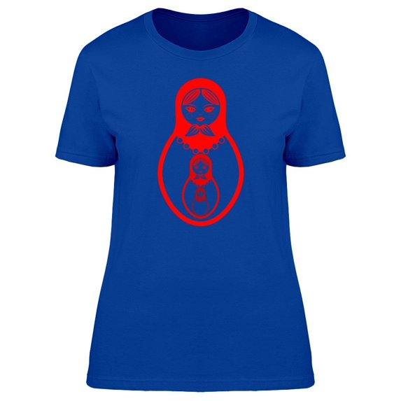 Three Red Russian Dolls Tee Women's -Image by Shutterstock