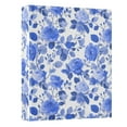 thumbnail image 1 of Three Ring Binder Blue Roses and Floral 1.5 Inch Round Binder D-Rings for Office Supplies and More, 1 of 10